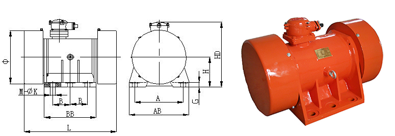 礦用防爆振動電機